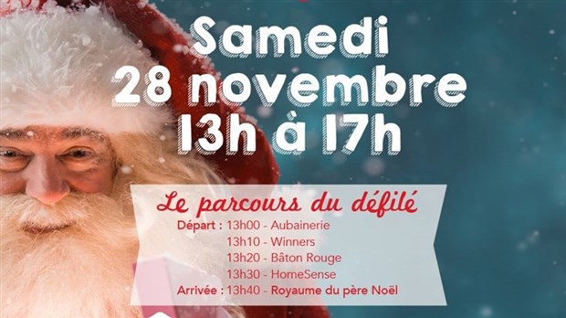 Le père Noël arrive au Mega centre Vaudreuil!