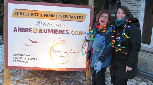 Le Centre de femmes La Moisson lance sa campagne de financement ARBRE EN LUMIÈRES