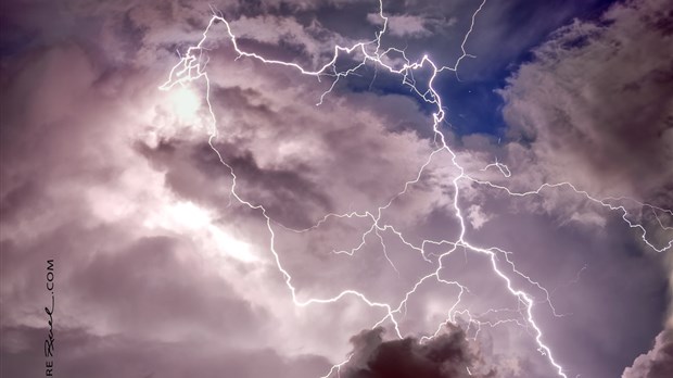 Les orages en images…