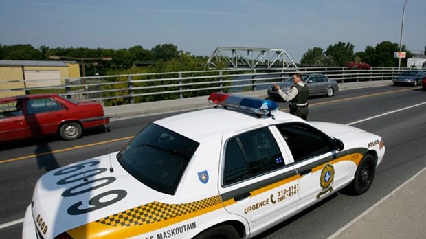 Feux de circulation temporaires sur l'autoroute 20 Est