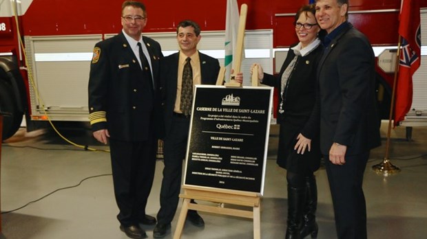 Inauguration de la nouvelle caserne des pompiers de Saint-Lazare