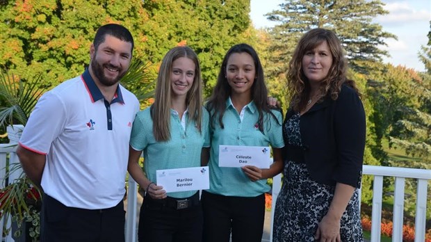 Deux golfeuses de la région boursières de Golf Québec et la Fondation de l’athlète d’excellence du Québec 
