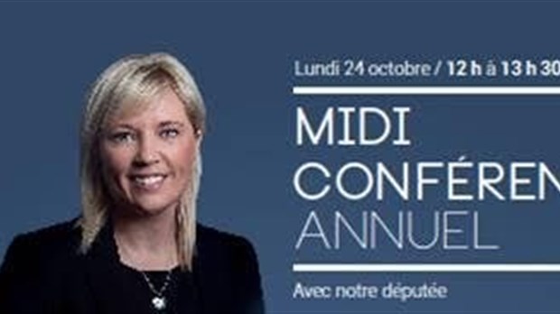 Midi conférence annuel avec la députée le 24 octobre