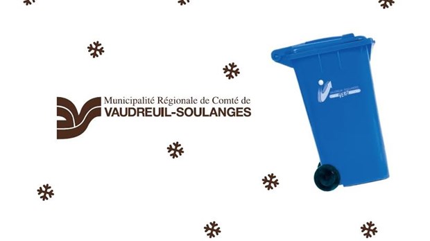 Avis important – collecte des matières recyclables: Horaire des Fêtes et nouvel horaire 2017