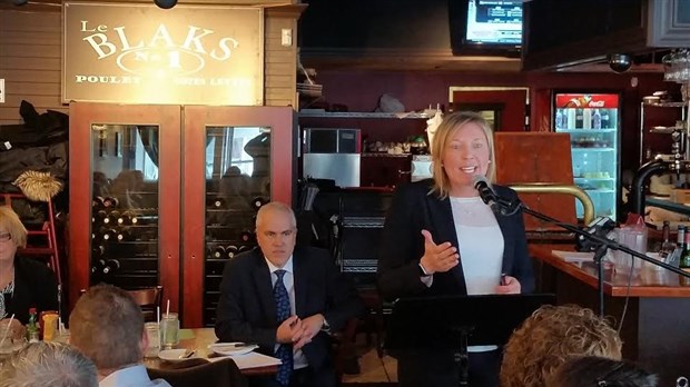 La députée Marie-Claude Nichols rencontre les gens d'affaires de l'Île-Perrot