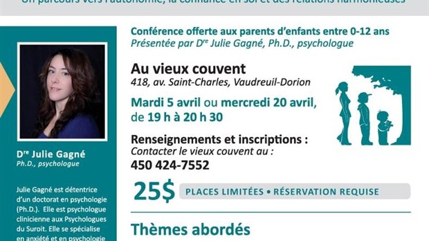 Une conférence sur le développement psychoéducatif de l'enfant