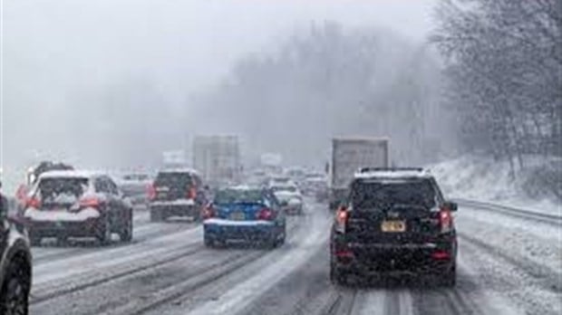 Matin difficile pour les automobilistes de la région
