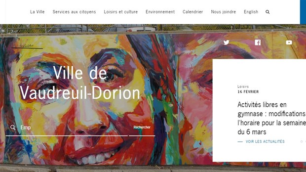 Vaudreuil-Dorion lance un tout nouveau site Internet