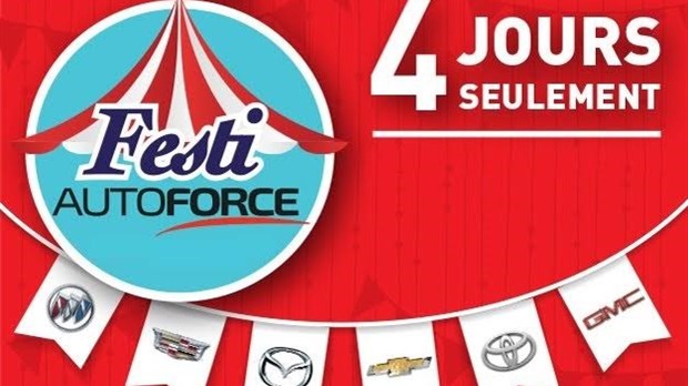 Profitez de la MEGA VENTE SOUS LA TENTE du Groupe Autoforce de Île-Perrot