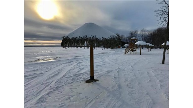 Profitez de la Plage de Saint-Zotique même en hiver