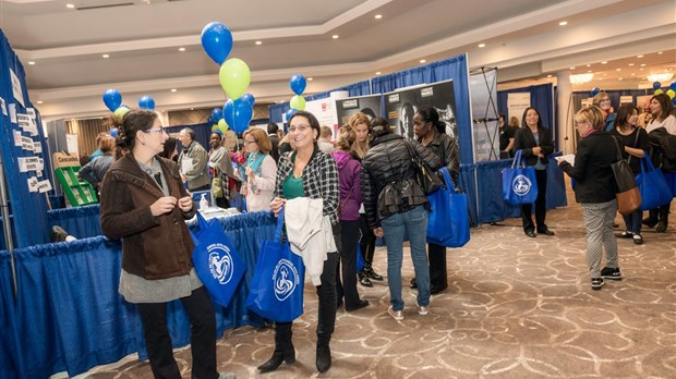 Les chercheurs d'emploi étaient au rendez-vous lors du 17e Salon de l'emploi de Vaudreuil-Soulanges