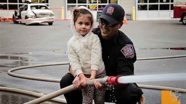 Les pompiers de Saint-Lazare accueillent leurs citoyens