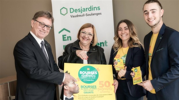 Concours de bourses étudiantes de Desjardins Vaudreuil-Soulanges : inscrivez-vous dès maintenant