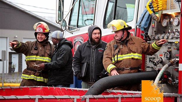 Les pompiers de la Régie intermunicipale du Lac Saint-François remportent leur pari à Saint-Zotique