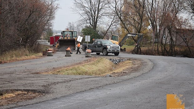 La peinture retarde l'ouverture d'un chemin à Saint-Polycarpe