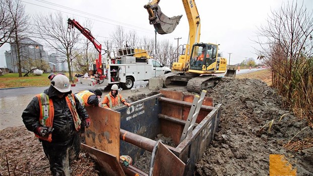 745 000 $ de travaux pour avoir un débit d'eau adéquat