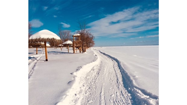 La relâche scolaire à la plage......de Saint-Zotique