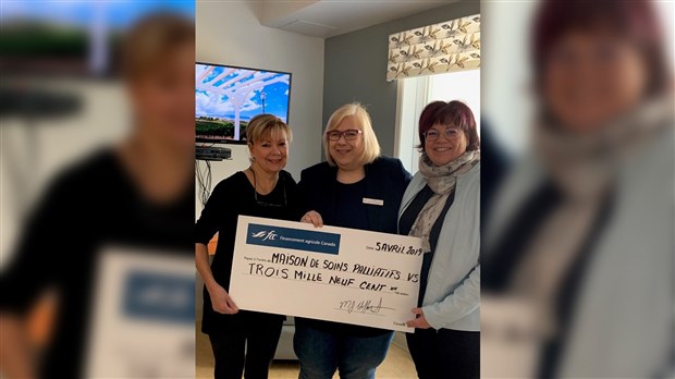 La Maison de soins palliatifs de Vaudreuil-Soulanges reçoit un don de 3 900 $