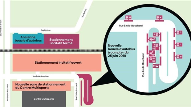 Blitz de travaux dans le stationnement de la gare de Vaudreuil