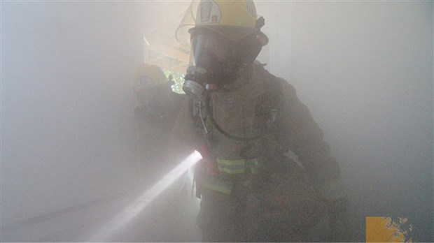 Une simulation de recherche pas comme les autres pour des pompiers de la région 