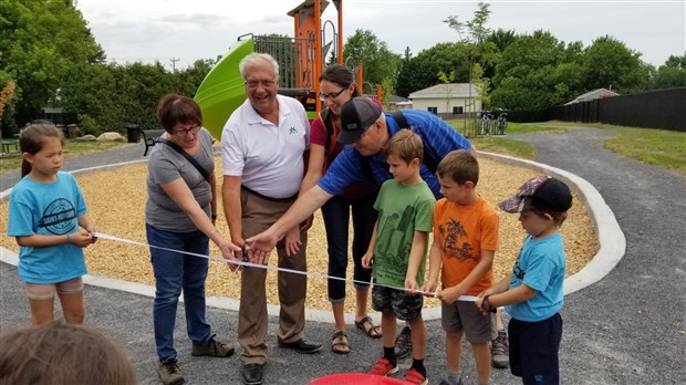 Saint-Polycarpe inaugure son parc Eucher-Aubry