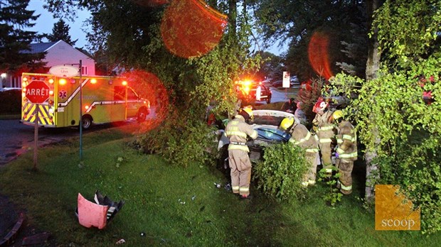 Un chauffard abandonne sa passagère sur les lieux d'un accident à Saint-Lazare