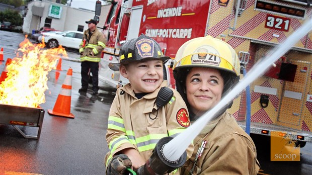 Les pompiers de Saint-Polycarpe ouvrent les portes de leur caserne