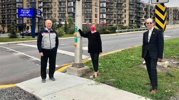 Les démarches soutenues de la Ville Ile-Perrot, pour la traverse piétonne portent fruit