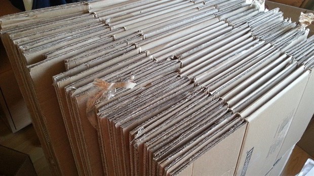 Rappel : collecte de spéciale de carton dans Vaudreuil-Soulanges cette semaine