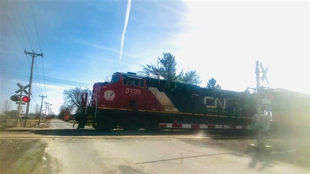 Fermeture du passage à niveau à Saint-Zotique ce mercredi