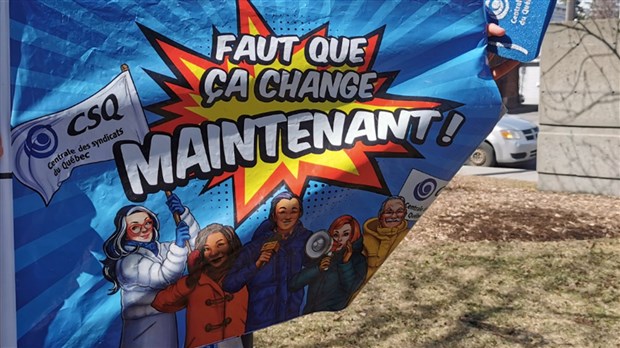 Le Centre de services scolaire conteste le mandat de grève