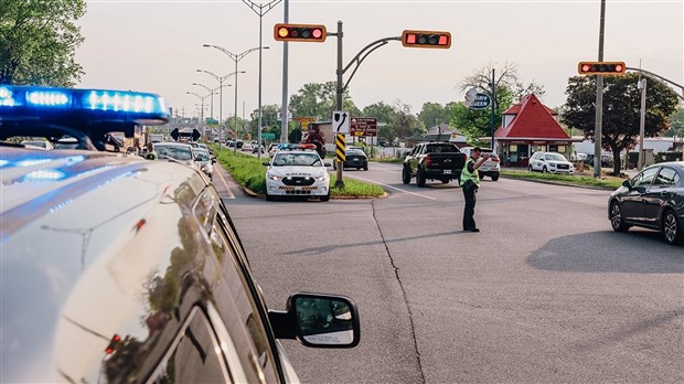 Dur matin pour les automobilistes dans Vaudreuil-Soulanges