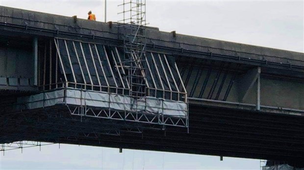 Seuls les véhicules d'urgence pourront emprunter le pont de L'Île-aux-Tourtes