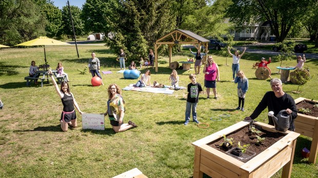Une classe à ciel ouvert pour le Centre d'apprentissage Molière et Copernic