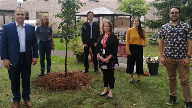 Le CISSS de la Montérégie-Ouest plante 45 arbres et arbuste 