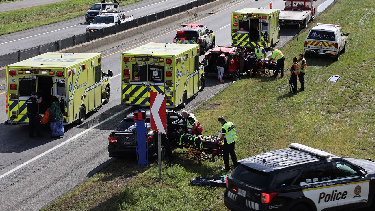 Collision in Rivière-Beaudette: two victims transported to hospital |  Vaudreuil-Soulanges