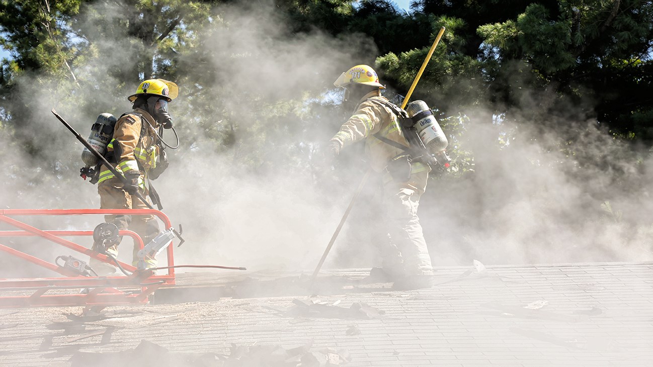 Une quarantaine de pompiers combattent un incendie à SaintLazare