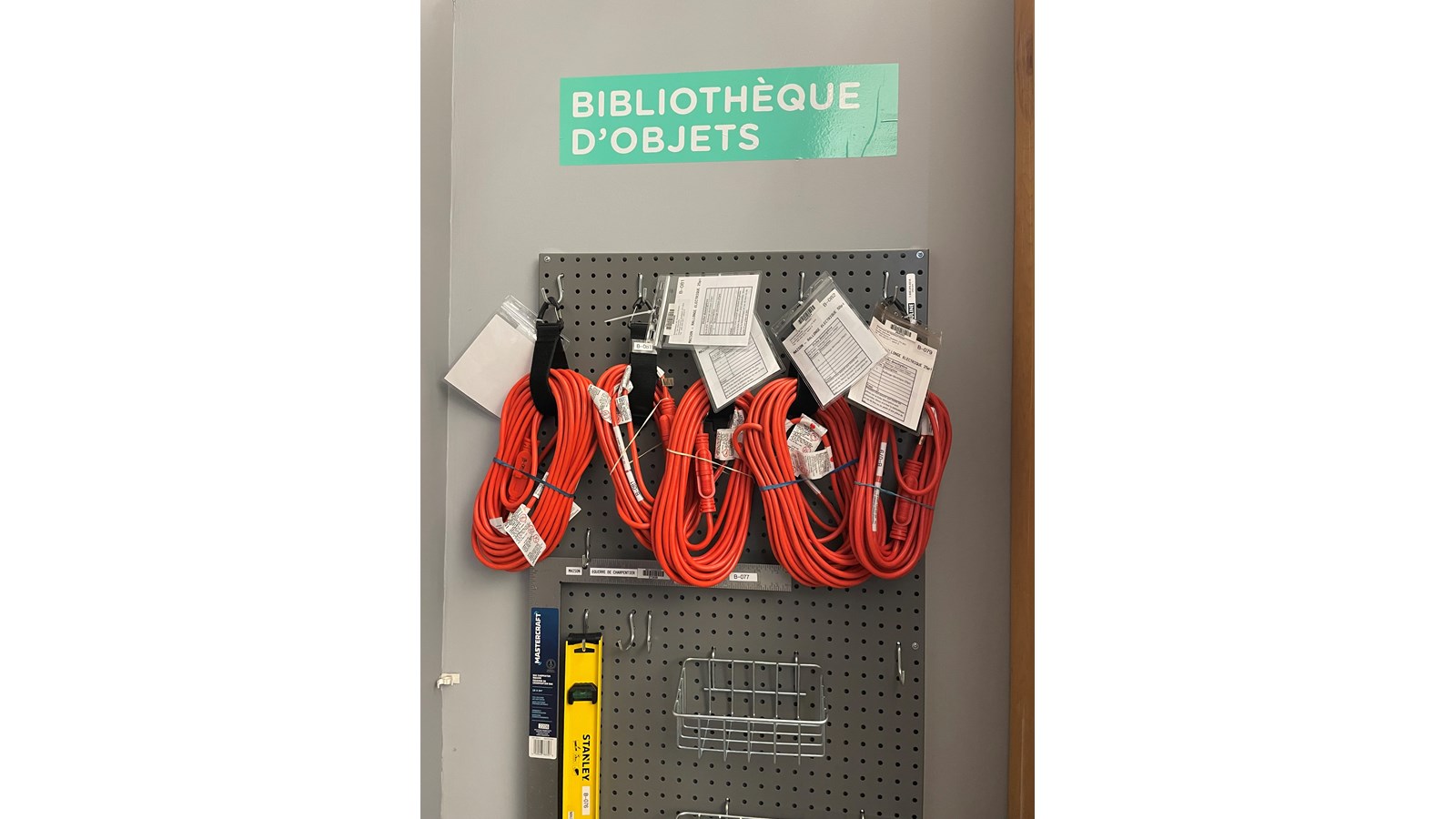 Vaudreuil-Dorion Inaugure Sa Bibliothèque D'objets