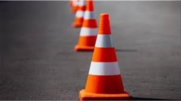 Obstruction this Tuesday morning on route 201 in Coteau-du-Lac   
