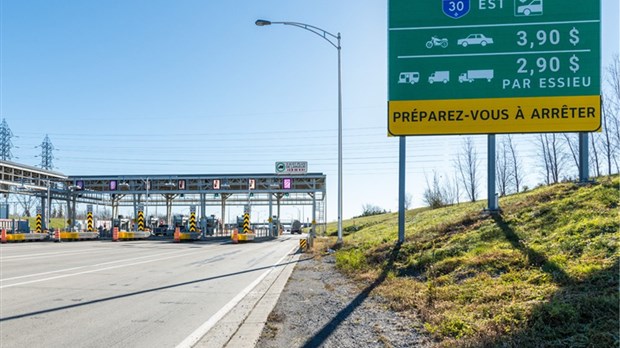 Hausse des tarifs au poste de péage de l'autoroute 30 en 2024 