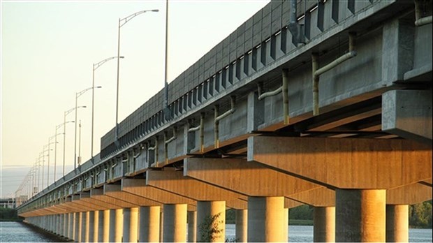Pont de l’Île-aux-Tourtes: pas de changement avant le printemps 