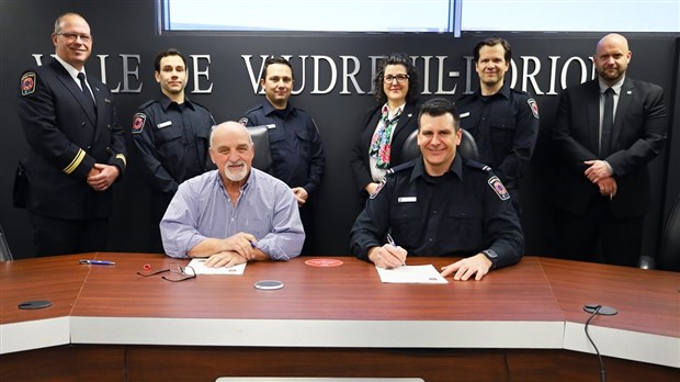 La Ville de Vaudreuil-Dorion s'entend avec ses pompiers