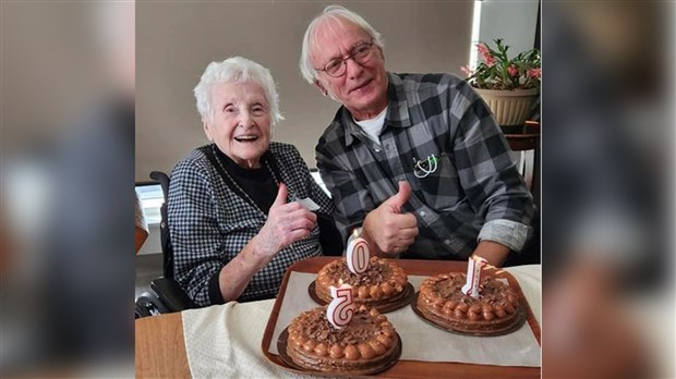 Pauline Quesnel Sabourin a tenu maison jusqu'à 104 ans