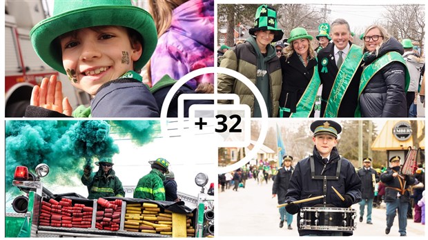 Trèfles, danse, musique, et beaucoup de sourires lors du défilé de la Saint-Patrick