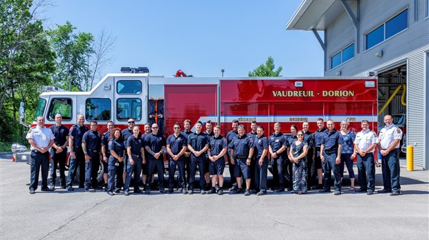 Un nouveau camion autopompe pour la brigade Vaudreuil-Dorion