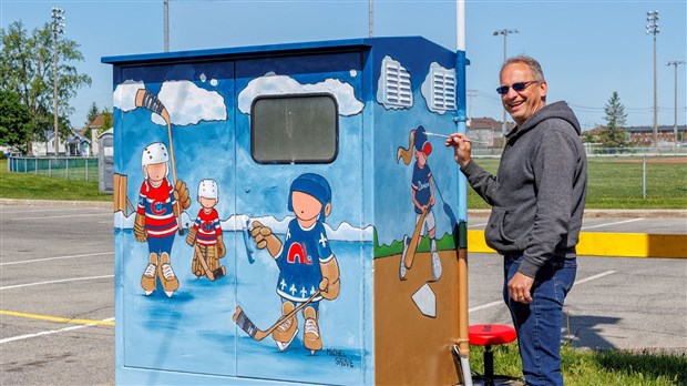 New artwork decorates containers and electrical boxes in Vaudreuil-Dorion