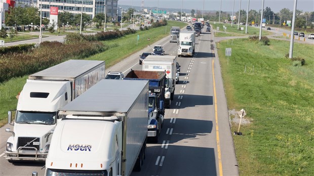 Un matin plus que difficile sur le réseau routier de Vaudreuil-Soulanges