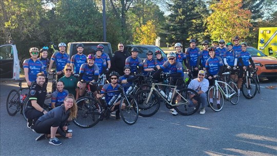 Tour paramédic du Québec 2024: CETAM employees pedal for the cause 