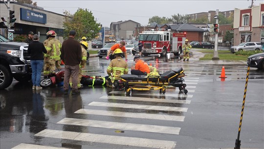 Plus de peur que de mal à la suite d'une collision 