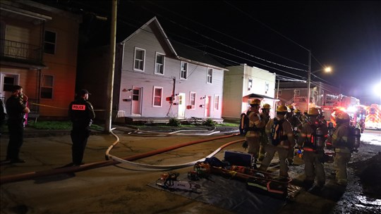 Incendie dans un triplex de la rue Cousineau à Salaberry-de-Valleyfield 